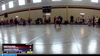 82 lbs Cons. Round 3 - Greyson Reed, Midwest Xtreme Wrestling vs Finnegan Capeles, Midwest Regional Training Center