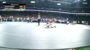D4-113 lbs Quarterfinal - Brody Ashley, Coloma vs Nathan Bennett, Sand Creek