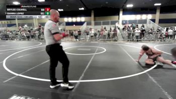 136 lbs Round Of 16 - Brylee Colwell, War vs Gianna Lopez, Rolling Hills WC