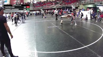 85 lbs Cons. Round 3 - Barrett Johansen, Falls City Wrestling Club vs Paxton Lane, Wolverine Youth Wrestling