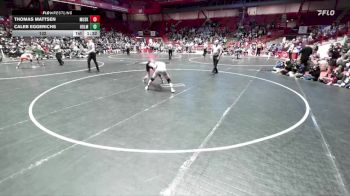132 lbs D1 - Quarter-finals (fri 5:30 P.m.) - Thomas Mattsen, Muskego vs Caleb Eggerichs, Holmen