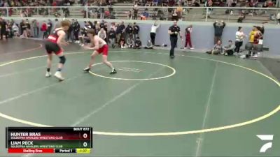 160 lbs Final - Liam Peck, Soldotna Whalers Wrestling Club vs Hunter Bras, Soldotna Whalers Wrestling Club