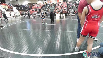 55 lbs Consolation - Bentley Hodson, Fort Gibson Youth Wrestling vs Maisyn Malone, Bartlesville Wrestling Club