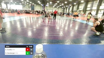 80 lbs Rr Rnd 3 - Colton Cuddy, Ohio Titan Grey vs Sydney Daxberger, Iron Faith Wrestling