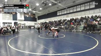 120 lbs Champ. Round 2 - Justin Steele, Orange Lutheran vs Christopher Roos, Calabasas