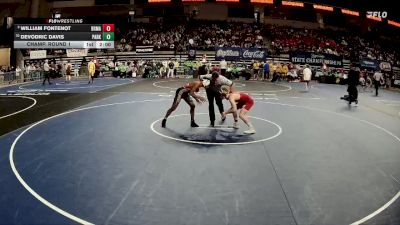 D 1 106 lbs Champ. Round 1 - William Fontenot, Brother Martin vs Devodric Davis, Parkway