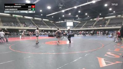 135 lbs Consi Of 8 #2 - Nicholas Wengert, Bernville vs Liam Maddock, Campbell