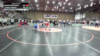 150 lbs Champ. Round 3 - Kieran Akerson, Creighton Prep vs George Emendorfer, Baylor