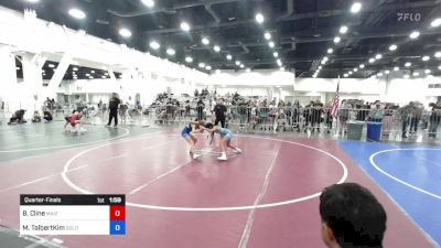 72 lbs Quarterfinal - Brooklynn Cline, Maize WC vs Makaylie TalbertKim, Golden Backs MRTC