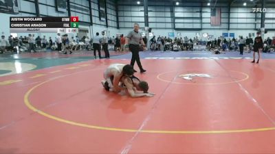 126 lbs Allday - Christian Aragon, FCA LYNCHBURG vs Justin Woolard, OTM WALTERS WRESTLING