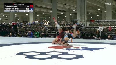 97 lbs Cons. Semis - Evan Grazzini, Knights RTC vs Soren Pirhoun, Kaizen MMA