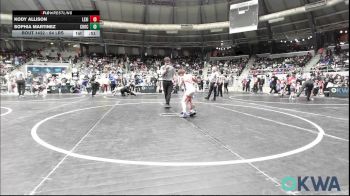 64 lbs Consi Of 16 #1 - Kody Allison, Lexington Wrestling Club vs Sophia Martinez, Choctaw Ironman Youth Wrestling