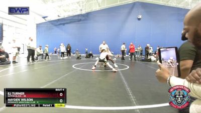 96 lbs Placement (4 Team) - EJ Turner, Slyfox Black vs Hayden Wilson, OpenMats Wrestling Club