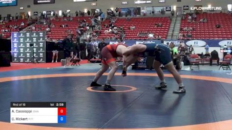 125 kg Rnd Of 16 - Anthony Cassioppi, U Of Iowa vs Cole Rickert, Pittsburgh