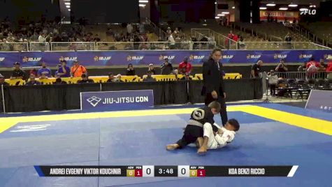 Koa Benzi Riccio vs Andrei Evgeniy Viktor Kouchnir 2026 Pan Kids Jiu-Jitsu IBJJF Championship