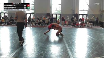 133 lbs Quarterfinal - Logan Mueller, Gardner-Webb vs Gunner Andrick, West Virginia