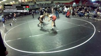 132 lbs Cons. Semi - Logan Goepfert, Nebraska Boyz vs Bowen Backer, Sutherland Youth Wrestling Club