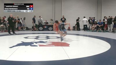 74 kg Champ. Rd Of 128 - Auston Eudaly, Colorado Mesa Wrestling Club vs Evan Petrovich, Pittsburgh Wrestling Club