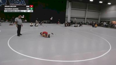 75 lbs Cons. Sub-rd Of 16 - Drake Melton, Backyard Brawlers West Wrestling vs Maximus Aldana, South Dakota