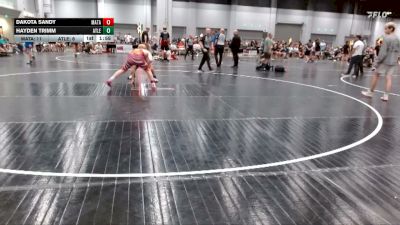 129 lbs Round 3 (8 Team) - Dakota Sandy, Mat Assassins Black vs Hayden Trimm, MatLife