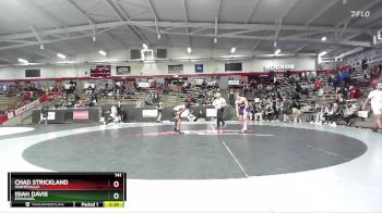 141 lbs Cons. Round 2 - Chad Strickland, Montevallo vs Isiah Davis, Emmanuel