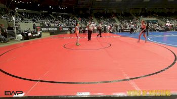 82 lbs Consi Of 16 #2 - Charleigh Pudil, Big Game Wrestling Club vs Londyn Silva, Adams City