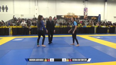 Victoria Leigh Templeton vs Madison Lader Basile 2024 World IBJJF Jiu-Jitsu No-Gi Championship