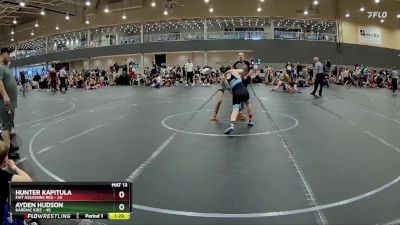 110 lbs Round 2 - Ayden Hudson, Kardiac Kidz vs Hunter Kapitula, Mat Assassins Red