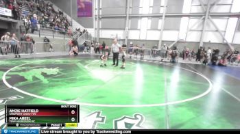 43 lbs Semifinal - Mika Abeel, Team Aggression WC vs Amzie Hatfield, Sandpoint Legacy WC