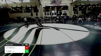 139 lbs Round Of 16 - AJ Falcone, Christian Brothers Academy vs Blase Mele, Princeton