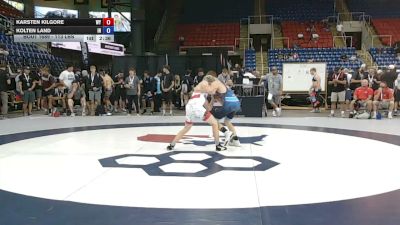 113 lbs Cons. Rd Of 32 - Karsten Kilgore, Wyoming vs Kolten Land, Indiana