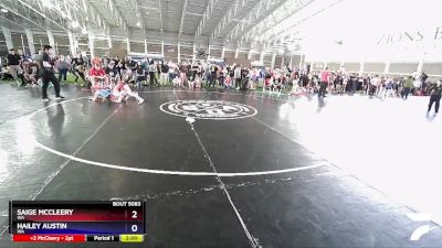 130 lbs Semifinal - Saige McCleery, WA vs Hailey Austin, WA