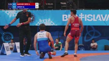 70 kg 1/8 Final - Gabriel Sanchez Zepeda, Mexico vs Mairbek Merov, Russia