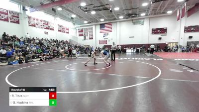 132 lbs Round Of 16 - Reese Titus, Canton vs Olivia Hopkins, Rocky Hill