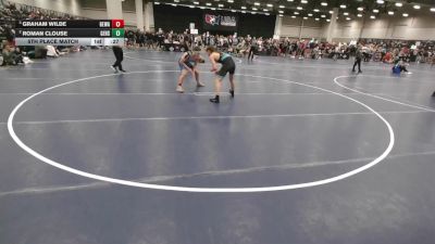 150 lbs 5th Place Match - Graham Wilde, Berge Elite Wrestling Academy vs Roman Clouse, Gardner Edgerton High School Wrestling