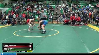 120 lbs Semifinal - Larry Moreno, WAUSEON vs Max Hermes, EDISON (Milan)