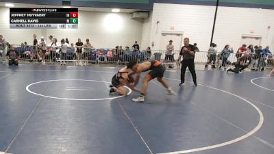 144 lbs Consi Of 32 #2 - Jeffrey Huyvaert, IN vs Carnell Davis, RI