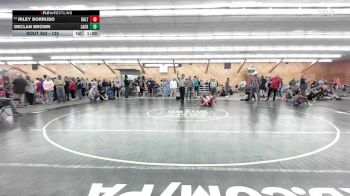 125 lbs Consi Of 4 - Riley Borruso, Dalton vs Declan Brown, Lackawaxen