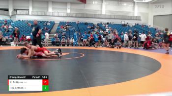 129 lbs Champ. Round 2 - Samuel Letson, Lawrence North vs Xavier Bottoms, Invicta Wrestling Academy