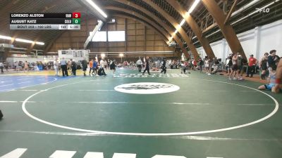 160 lbs Rr Rnd 2 - Lorenzo Alston, Raw vs August Katz, Columbia High School