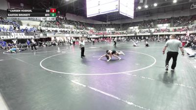 138 lbs Easton Brunett, Mineral Point vs Carsen Voskuil, Cedar Grove-Belgium