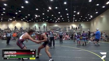 200 lbs Quarterfinals (8 Team) - John Breckel, Metro All Stars vs Ceaser Salas, POWA