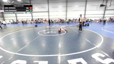 92 lbs Round 1 (9am Friday) - Abel Estrada, Gotcha Blue vs Liam Damarest, Maryland Gold