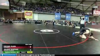 3A 138 lbs Cons. Round 4 - Michael Olsen, University vs George Quintans, Edmonds-Woodway