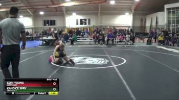120 lbs Quarterfinal - Cori Young, OLENTANGY vs Kandice Spry, TRI-VALLEY