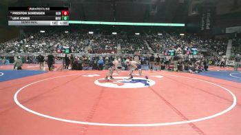 3A-175 lbs Semifinal - Levi Jones, Mountain View vs Preston Sorensen, Glenrock