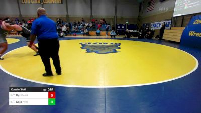 288 lbs Consi Of 8 #1 - Takoa Byrd, Layton (UT) vs Troy Ceja, Pitman