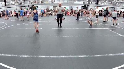 72 lbs Semis (4 Team) - Brandon Costello, U2 Vougars Uprising VHW vs Leo Forbes, The Outsiders Squeeze