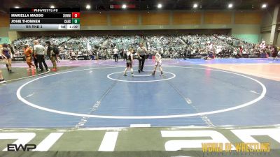 60 lbs Rr Rnd 2 - Mariella Masso, Summit Wrestling Academy vs Josie Thomsen, Carson Valley Wildcats