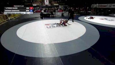 113 lbs Quarters - Lytning Hazen, Community Youth Center - Concord Campus Wrestling vs Andrew Sandoval, Woodlake Tiger Wrestling Club